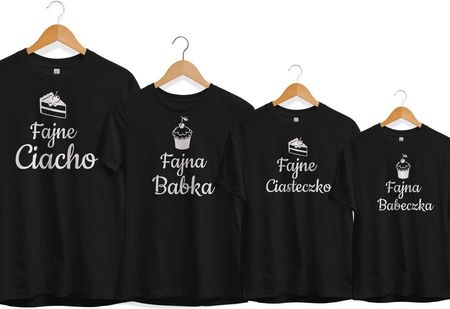 Fajne Ciacha - Zestaw koszulek dla całej rodziny