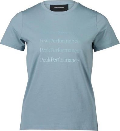 T Shirt Peak Performance W Ground Tee - niebieski