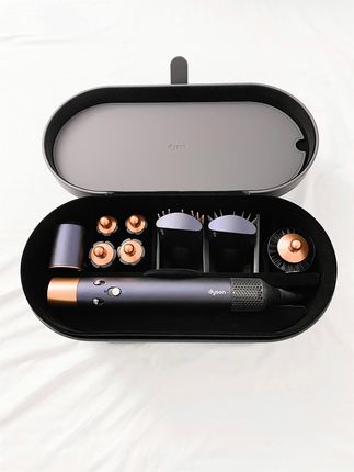 Suszarko-lokówka Dyson Airwrap Styler HS01 Dark Blue / Gold Edition + Kufer  + Etui - Opinie i ceny na Ceneo.pl