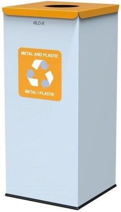 Kosz Do Segregacji Odpadów Eko Square Nord 60L Plastik I Metale