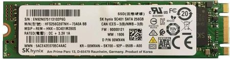 Dell SSD 256GB SATA3 (FVPC4)
