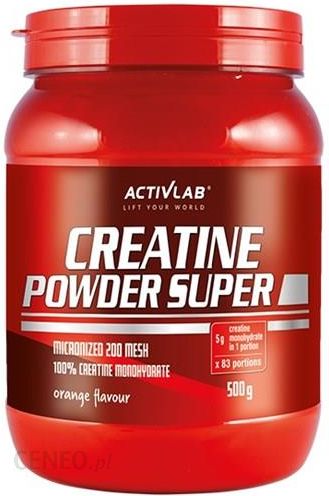 Activlab Creatine Powder Super 500G Pomarańcza