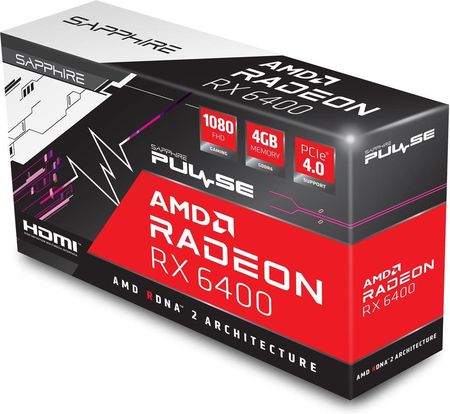 Sapphire Radeon RX 6400 PULSE GAMING 4GB GDDR6 (113150120G
