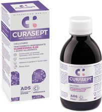 CURASEPT ADS220 Regenerative - Regenerujący płyn do płukania jamy ustnej z chlorheksydyną i kwasem hialuronowym na dziąsła 200 ml - Suplementy do jamy ustnej
