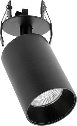 Oxyled Oprawa podtynkowa LED Lacce RC 10W 3000K biała czarna : Kolor obudowy - czarna (455538)