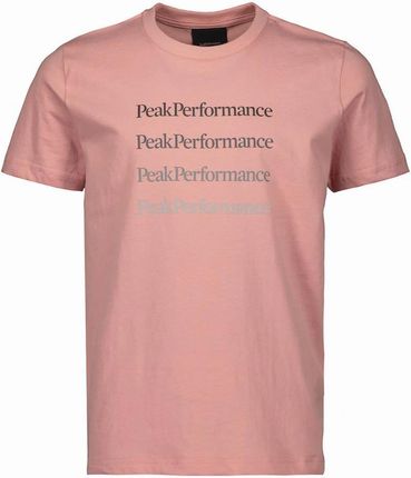 T Shirt Peak Performance Jr Ground Tee - różowy