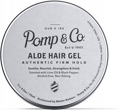 Zdjęcie Pomp&Co. Żel Do Włosów Aloe Hair Gel 75 Ml - Tychy