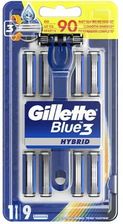 Zdjęcie Gillette Blue 3 Hybrid Maszynka Jednorazowa + Wkłady 9 Sztuk - Barlinek