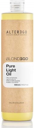 Alter Ego Blondego Pure Light Oil Olejek Rozjaśniający Do 4 Tonów 500 Ml