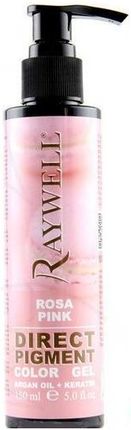 Raywell Direct Pigment Color Gel Maska Żel Koloryzująca Do Włosów Rosa Pink 150 ml