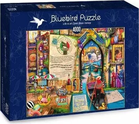 Bluebird Puzzle 4000El. Życie To Otwarta Księgawenecja