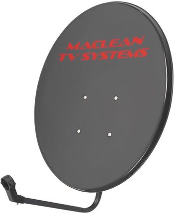 Antena satelitarna Maclean TV System, stal fosforowana, grafit, 65cm, MCTV-926 Maclean