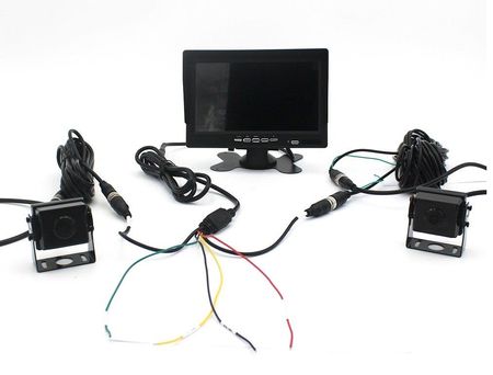 Monitor samochodowy lcd 7cali ahd z funkcją rejestratora 12v 24v NVOX