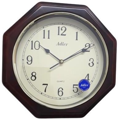 Zegar ścienny drewniany kwarcowy Adler 21023 Dąb