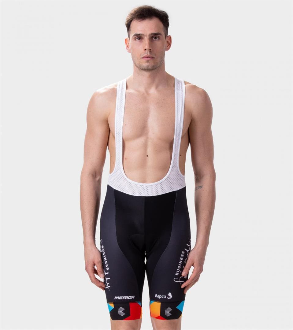 Ale Cycling Spodenki Z Wkładką Bahrain Victorious Czarny Biały R. L