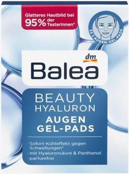 Balea, Beauty Hyaluron, Płatki żelowe, 6 sztuk