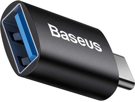 Adapter Baseus Ingenuity OTG USB Type-C do USB-A 3.1, 10 Gbps - czarny (ZJJQ000001)