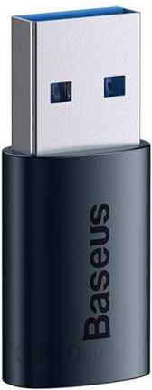 Adapter Baseus Ingenuity OTG USB-A 3.1 do USB Typ-C, 10 Gbps - niebieski (ZJJQ000103)