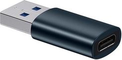 Adapter Baseus Ingenuity OTG USB-A 3.1 do USB Typ-C, 10 Gbps - niebieski (ZJJQ000103) - Adaptery bluetooth