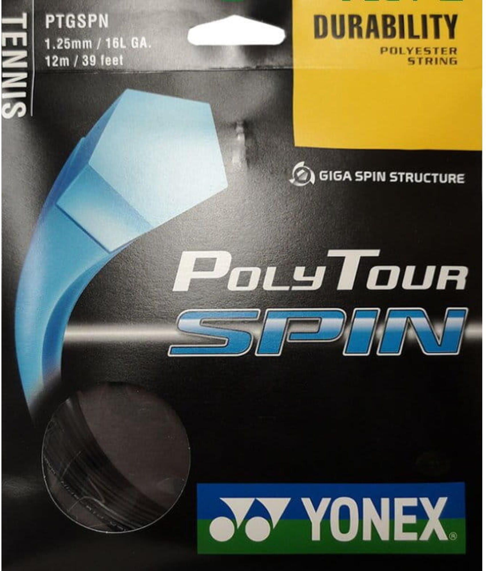 Yonex Naciąg Poly Tour Spin Set 12 M Black Czarny - Ceny i opinie ...