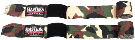 Masters Fight Equipment Taśmy Bokserskie Camouflage Bbe Mfe 3,5 Zielony