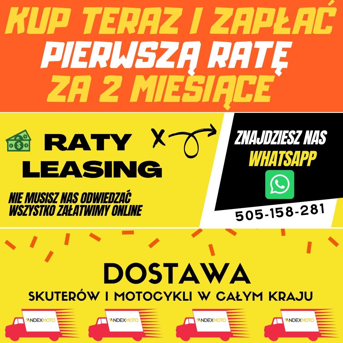 Motocykl Romet Chart 50 Dostawa RATA 0% za 2 msc