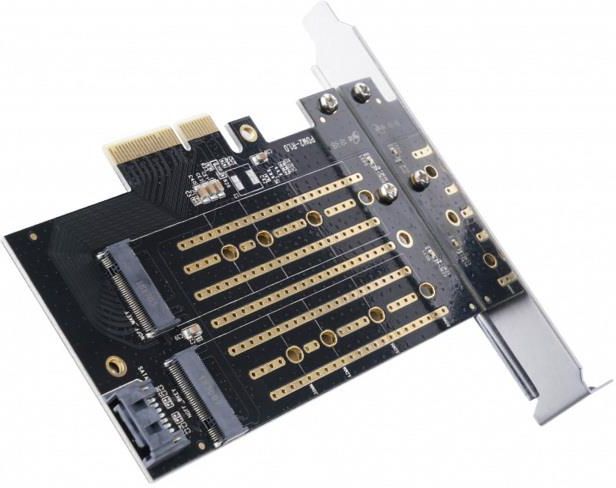 Karta PCI-E ORICO na M.2 NVMe i M.2 SATA (PDM2-BP) - zdjęcie 3 Karta PCI-E ORICO na M.2 NVMe i M.2 SATA (PDM2-BP)