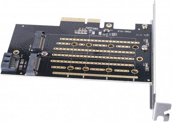 Karta PCI-E ORICO na M.2 NVMe i M.2 SATA (PDM2-BP) - zdjęcie 4 Karta PCI-E ORICO na M.2 NVMe i M.2 SATA (PDM2-BP)