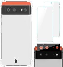Etui + 2x szkło + obiektyw Bizon do Google Pixel 6
