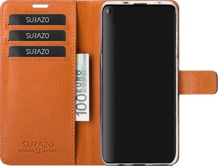 Surazo Wallet case Nubuk Szary Srebrny Flaming Xiaomi Redmi 7A