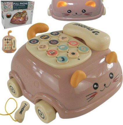 Luxma Telefon kotek jeździk dźwięk światło gryzak 9058R