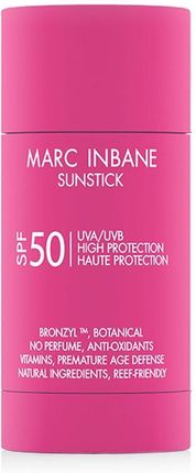MARC INBANE Sunstick SPF50 Blushing Pink 15g - Krem przeciwsłoneczny w sztyfcie (subtelny róż)