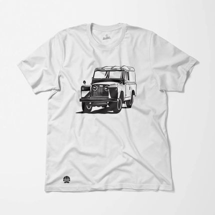 Klasykami.pl T Shirt Z Kultowym Land Roverem