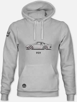 Klasykami.pl Bluza Kangurka Z Supersamochodem Porsche 959
