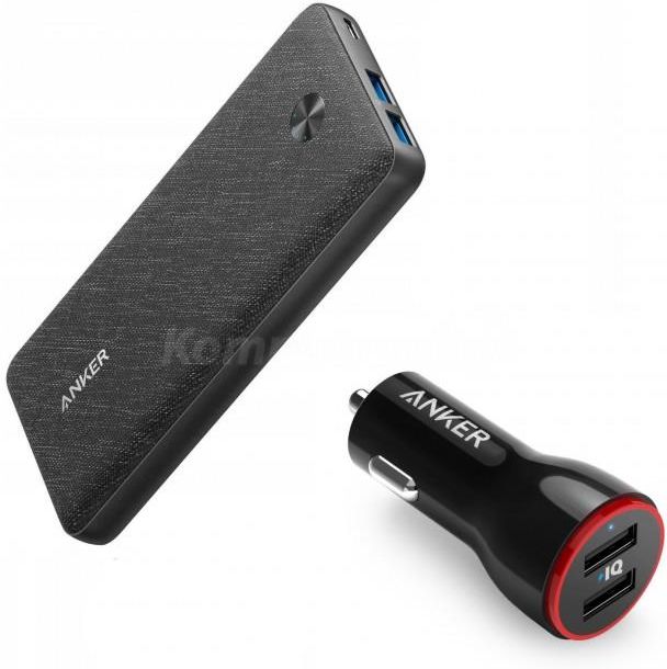 Powerbank Anker PowerCore III Sense 20000mAh PD + Anker PowerDrive 2