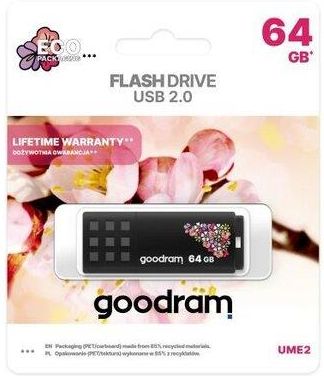 GOODRAM Pendrive UME2 64GB USB 2.0 Spring