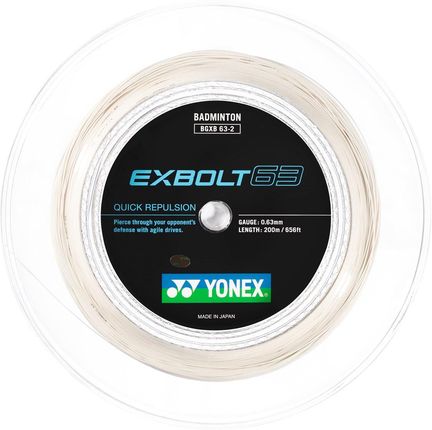 Yonex Exbolt 63 White 200M
