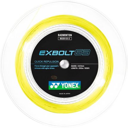Yonex Exbolt 63 Yellow 200M
