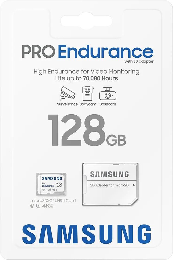 Samsung PRO Endurance microSDXC 128GB (MB-MJ128KA/EU) - zdjęcie 8 Samsung PRO Endurance microSDXC 128GB (MB-MJ128KA/EU)