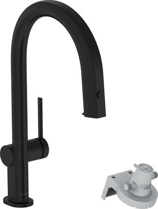 Hansgrohe Aqittura M91 Filtersystem 210 1Jet Czarny Matowy 76803670