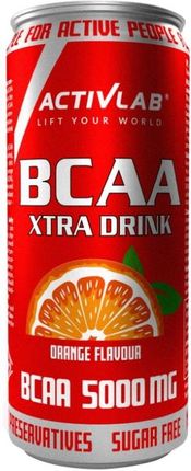 Activlab Bcaa Xtra Drink Pomarańcza 330 Ml