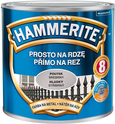 Hammerite 250ml Srebrny Połysk