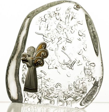 Crystal Julia Skałka kryształowa przycisk z Aniołkiem (14255)
