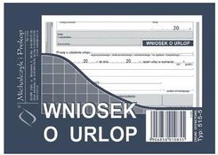 Wniosek O Urlop A6 40 Kartek