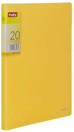 Patio Teczka Z 20 Koszulkami Clear Book A4 Żółta