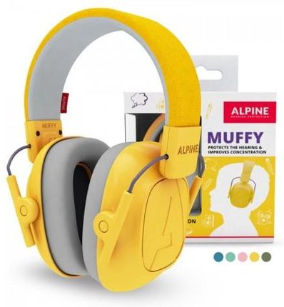 Alpine Muffy Słuchawki Ochronne Dla Dzieci -Yellow MUFFY20YELLOW