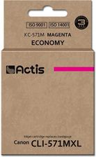 ACTIS , TUSZ DO CANON KC-571M (ZAMIENNIK CLI-571M) MAGENTA (PURPUROWY) (KMICEXPACSACA0058)