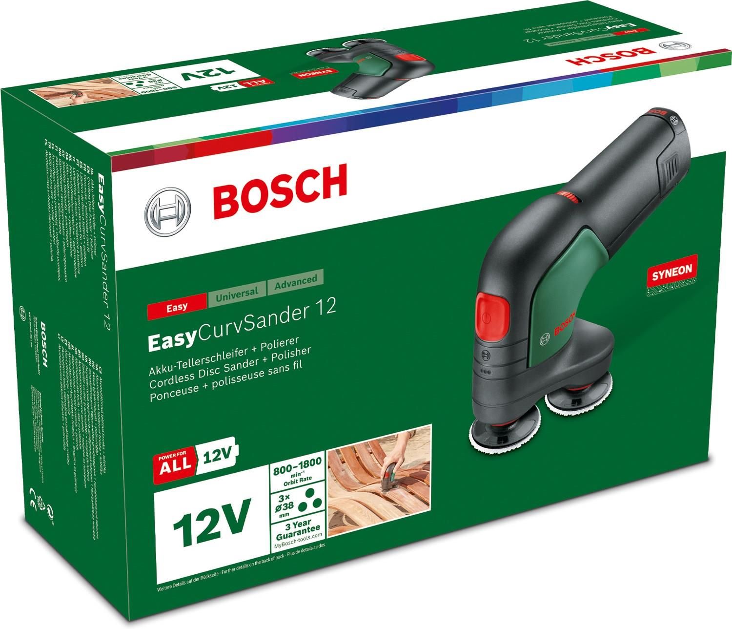 Easycurvsander Hubo Bosch EasyCurvSander 12 Accuschuurmachine - Main Image