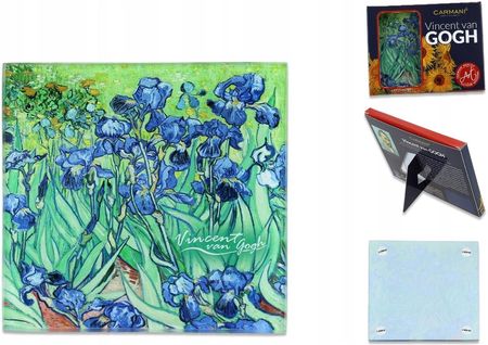 Zjawiskowe Cudne Piękna Podkładka Szklana V Van Gogh Irysy