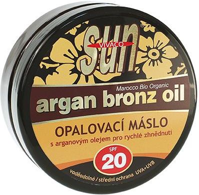 Vivaco Sun Argan Bronze Oil Masło Do Opalania Z Organicznym Olejkiem Arganowym Spf 20 200 Ml